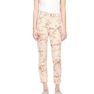La Vie Rebecca flower print jeans